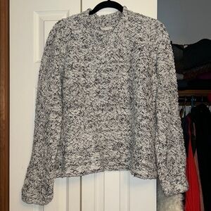 Eileen Fisher Black and White sweater